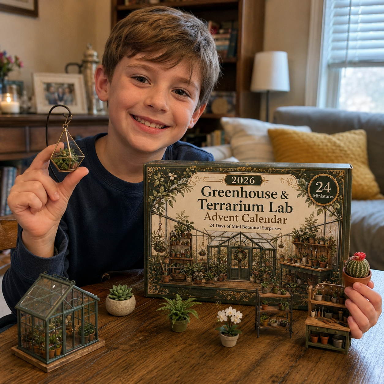 2026 Miniature Greenhouse Advent Calendar ๐ฑ๐ฌ โ 24 Days of Botanical Discoveries