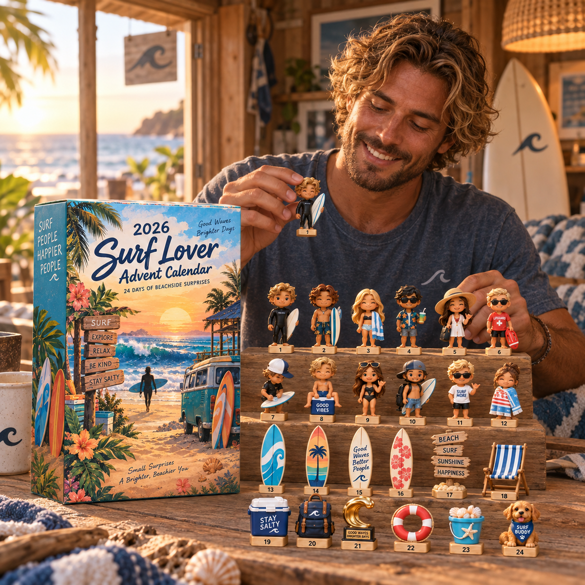 2026 Surf Lover Advent Calendar πββοΈπ β 24 Days of Beachside Surprises