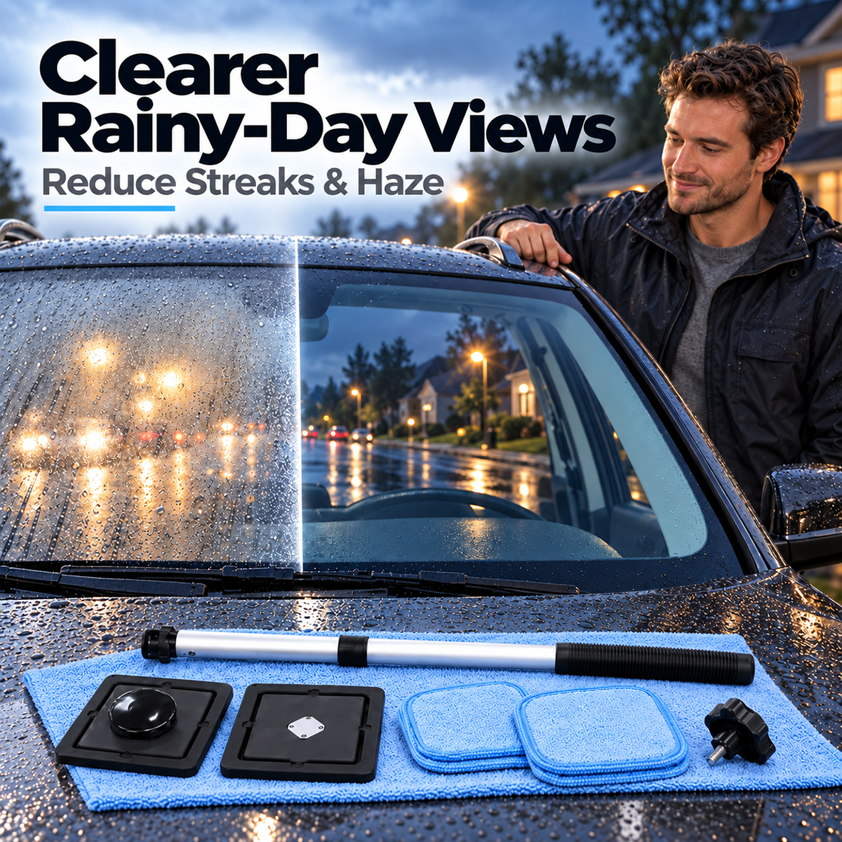 πβ¨ Dual-Sided Magnetic Windshield Cleaner β Clean Both Sides at Once