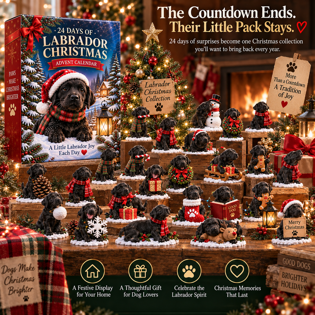 24 Days of Labrador Christmas โ Black Lab Advent Calendar ๐พ๐