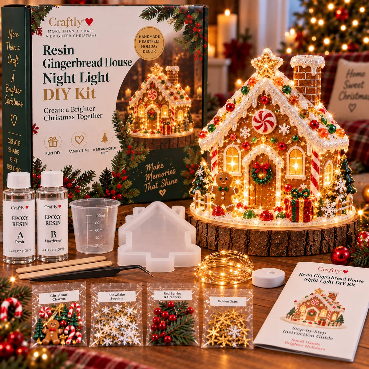 π DIY Christmas Tree Night Light Kit β π Step-by-Step Guide Included