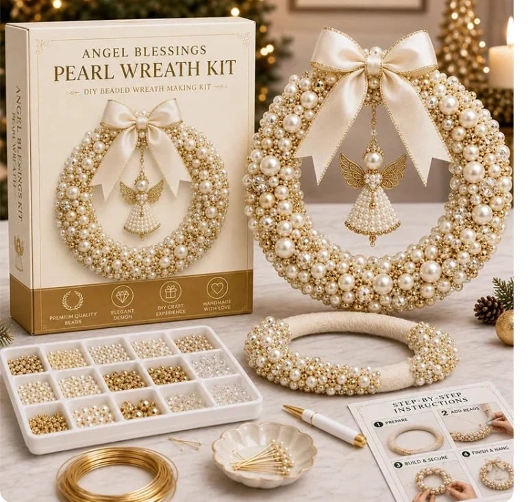 πβ¨ Plymagic DIY Christmas Wreath Pearl Art Kitπ