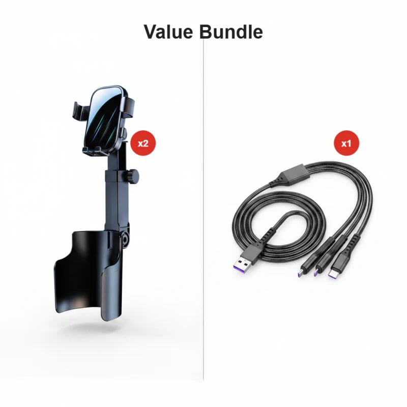 48%OFF|š„Car Cup Holder Phone Mount ā 360° adjustable, strong N52 magnet, one-handed operation, fits all phones, stable magnetic and clamp models for safe driving