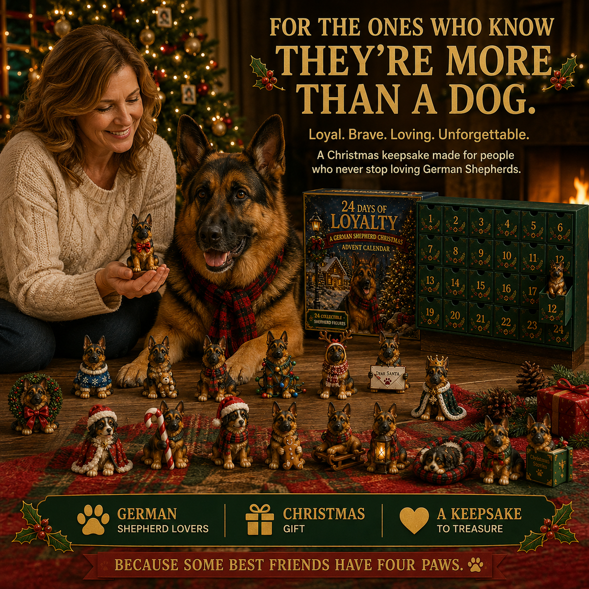 π₯ 2026 German Shepherd Christmas Collection