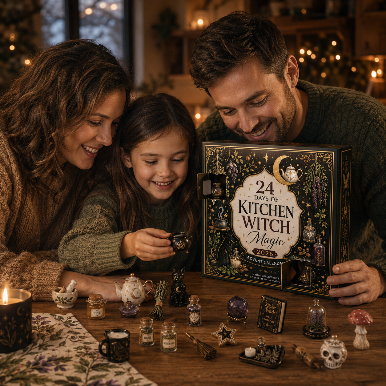 24 Days of Kitchen Witch Magic – Herbal Apothecary Advent Calendar