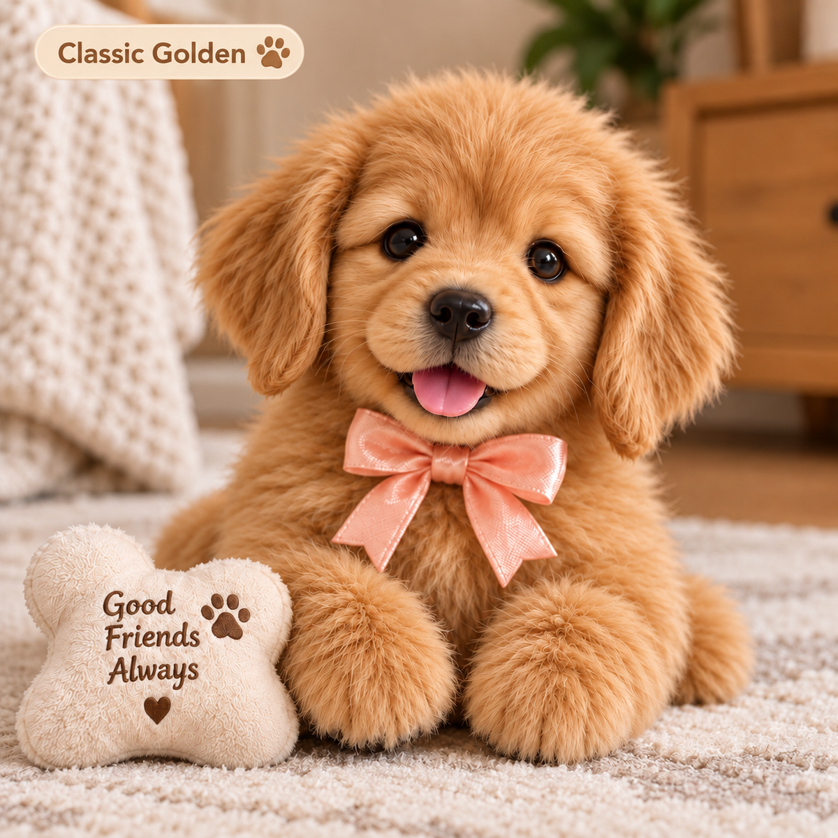 ๐๐ถ HOT SALE 49% OFF โ Lifelike Robotic Golden Retriever Puppy | The Cutest Christmas Gift โจ๐