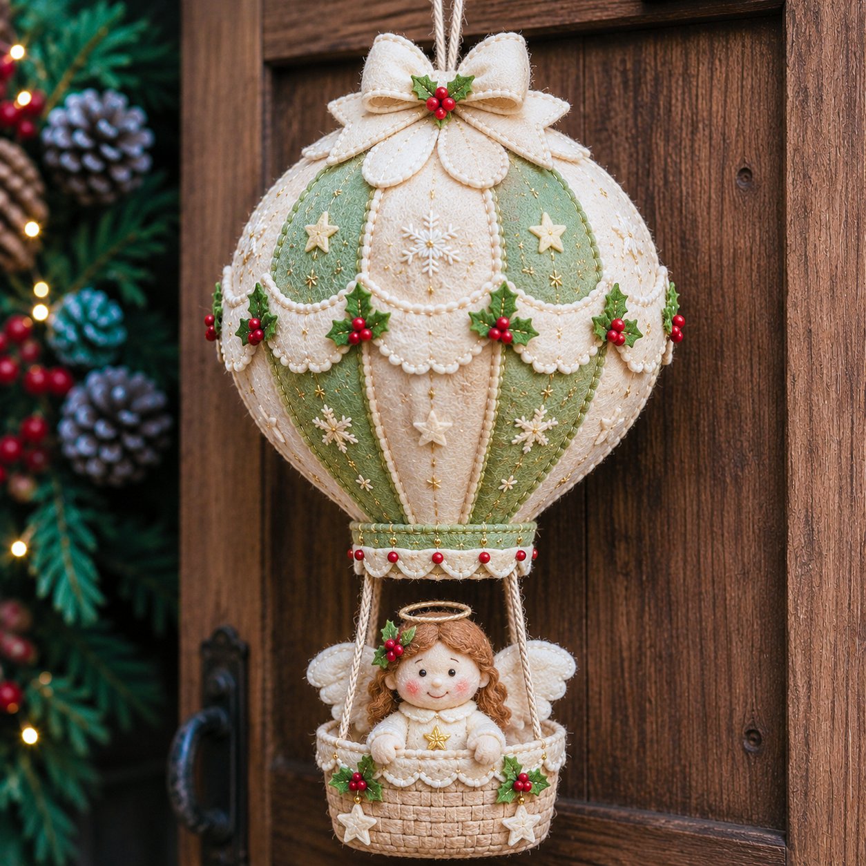 ๐ Christmas Hot Air Balloon Hanging DIY Kit