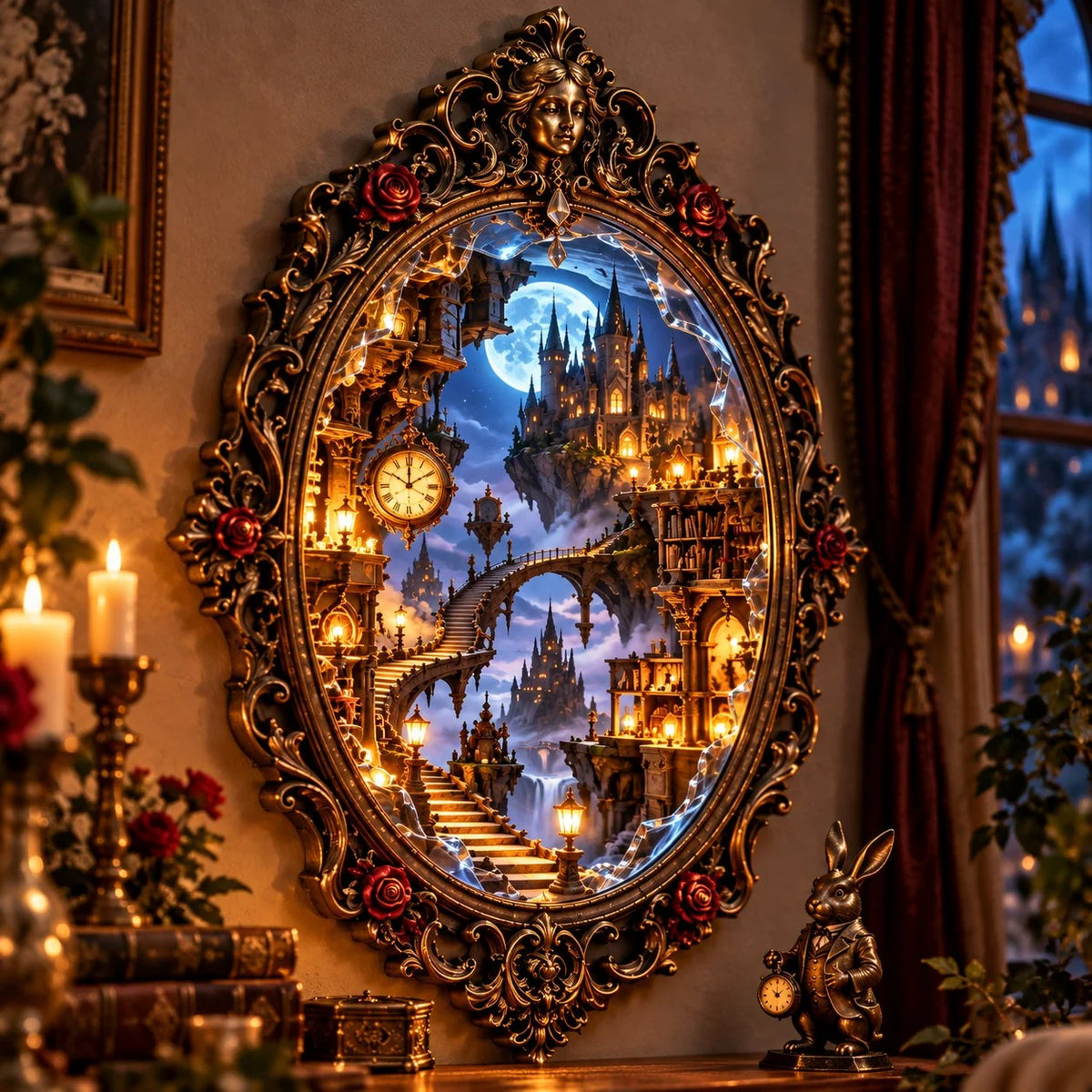 πͺ What If Your Mirror Opened Another World? β¨ Beyond the Looking Glass β Two Enchanted Worlds to Explore!