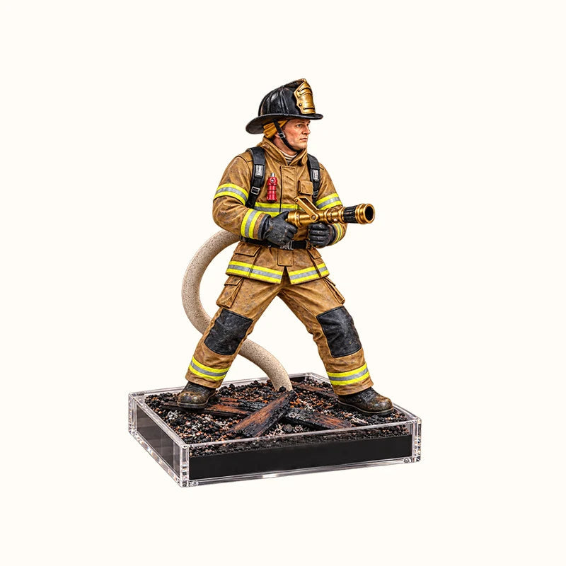 π Firefighter Rescue Mist Humidifier | Light-Up Hero Gift
