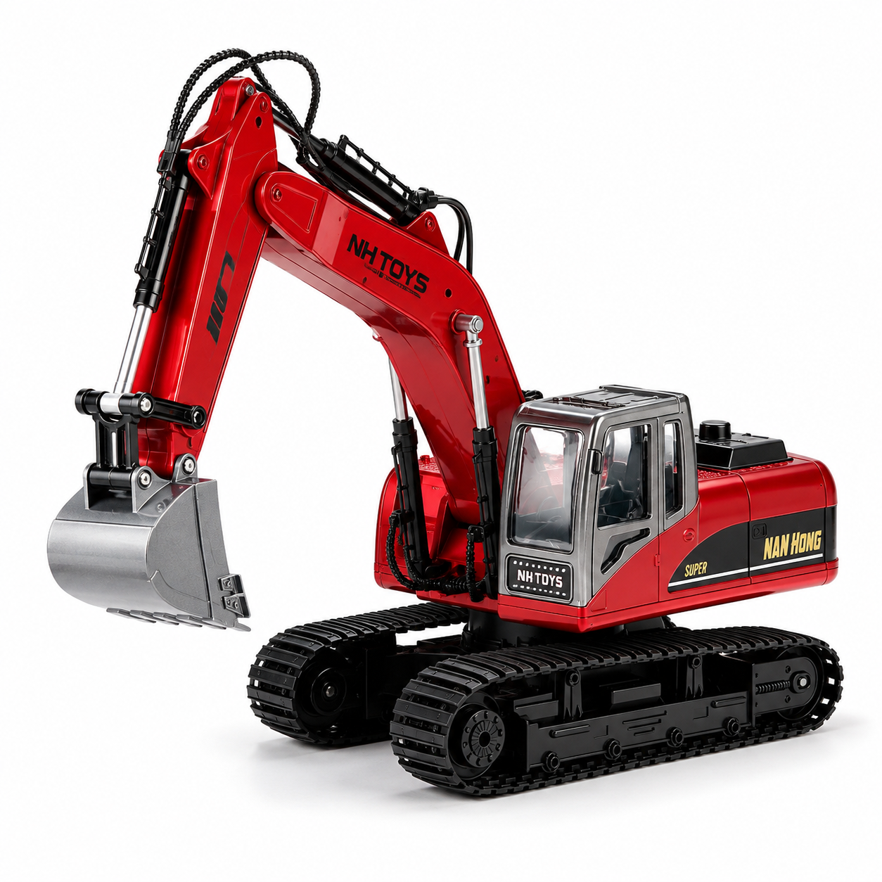 ๐ฅ Limited Time 50% OFF๐ 1:14 RC Crawler Excavator โ Alloy Bucket, Mist, Lights & Sound