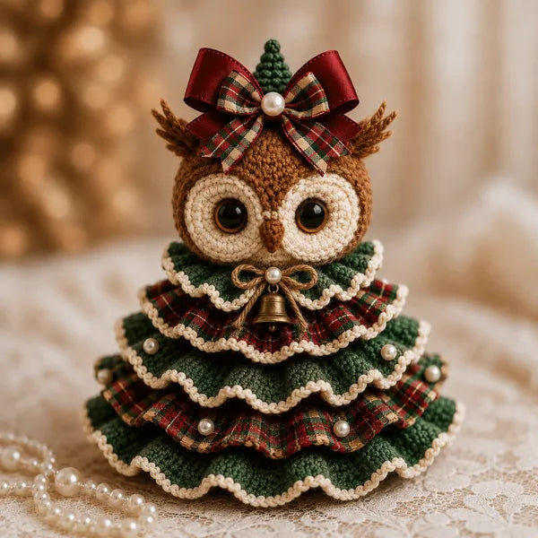 🔥Hot Sale 50% OFF🎄Crochet Animal Christmas Tree DIY Kit – Stitch a Little Christmas Magic(Material kit (not finished product)