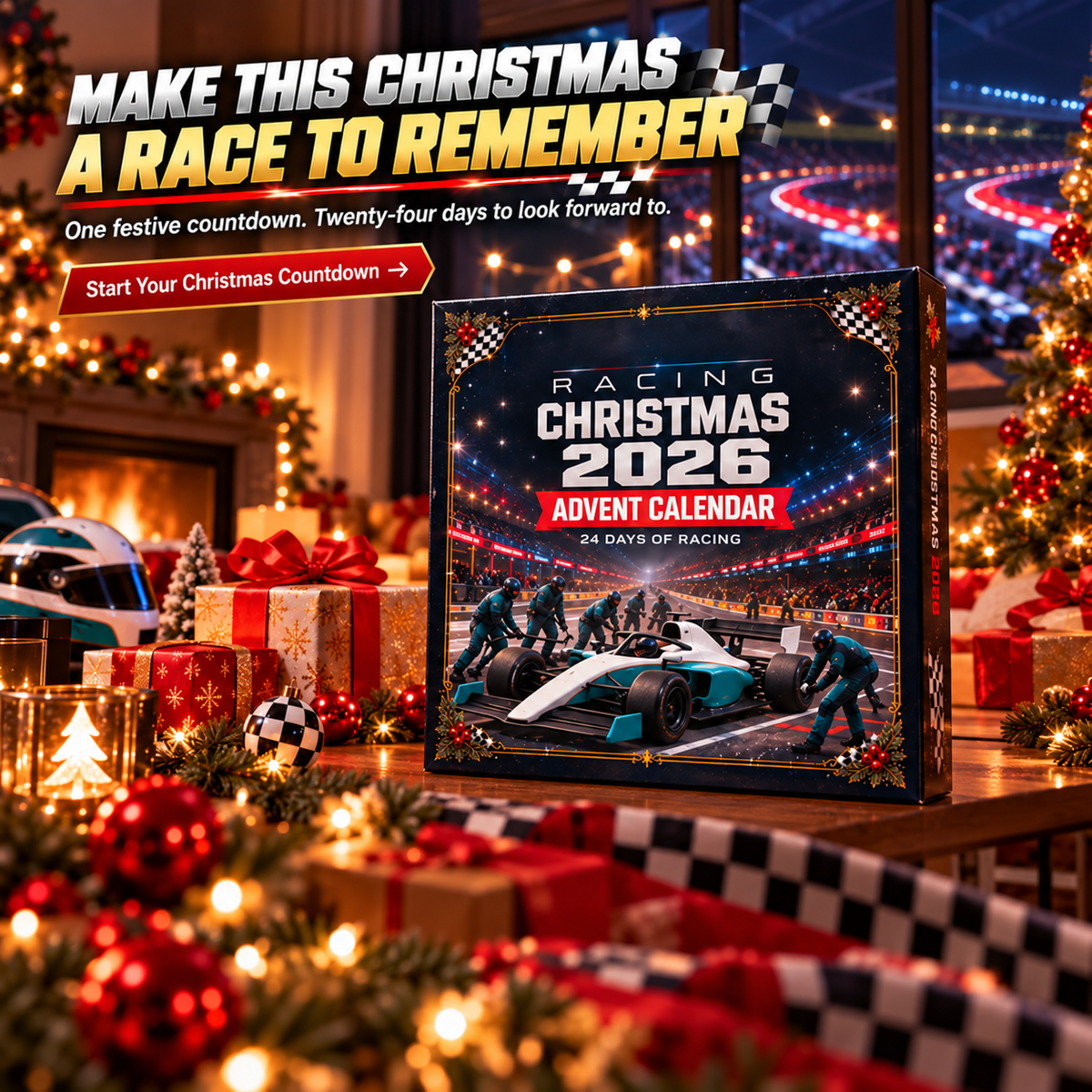 🏎️🎄 Racing to Christmas 2026 – 24-Day Motorsport Advent Calendar