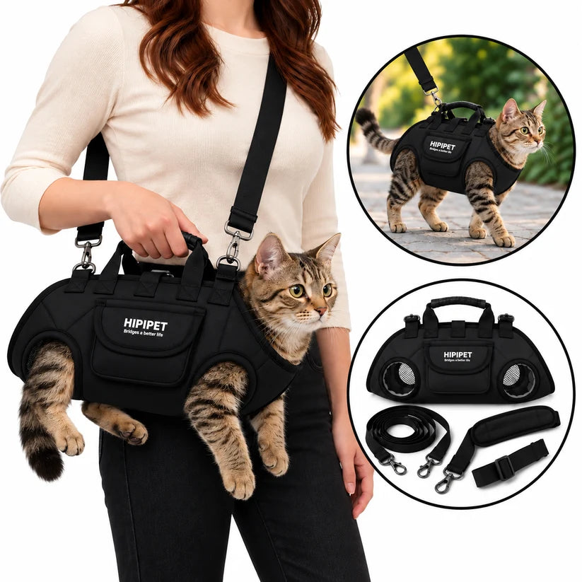 🐱2-in-1 Portable Breathable Pet Carrierk
