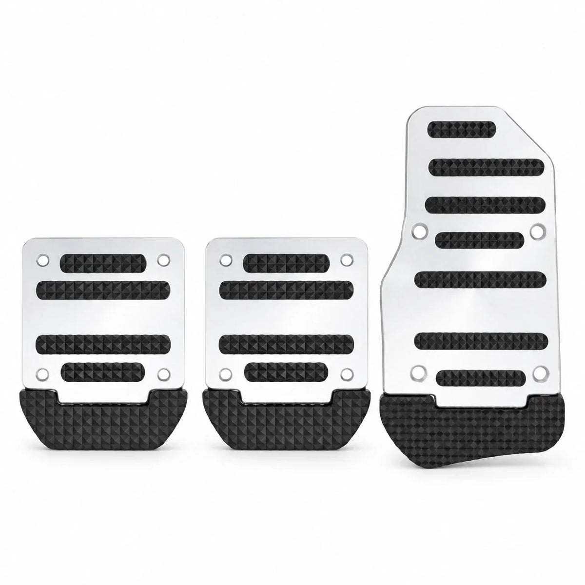 Car Pedal Covers, Aluminum Alloy Sets for Automatic & Manual Vehicles