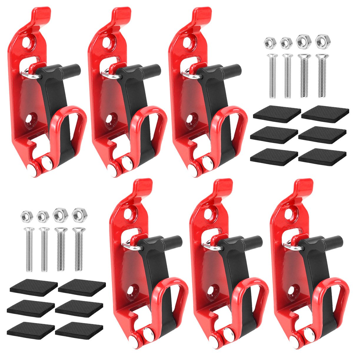 🔧All-Weather Metal Shovel Bracket | Rust-Proof Roof Rack Organizer Set – Holds Up to 124lbsA