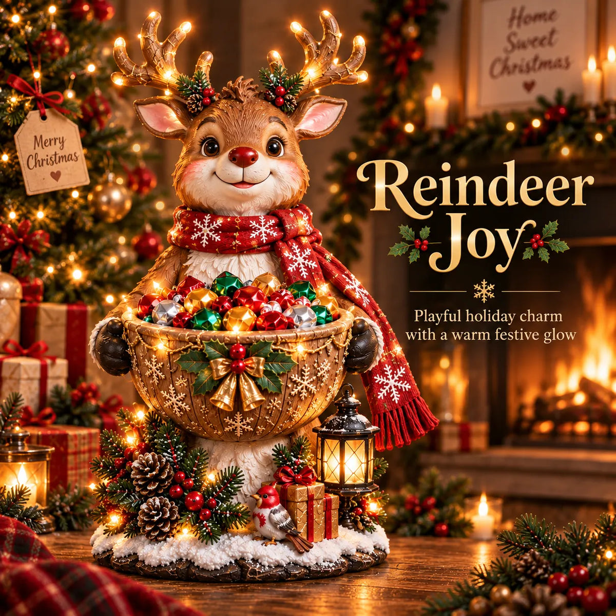 π Christmas Sale β 50% OFF β¨ Lighted Christmas Candy Bowl Collection β 5 Festive Holiday Designs