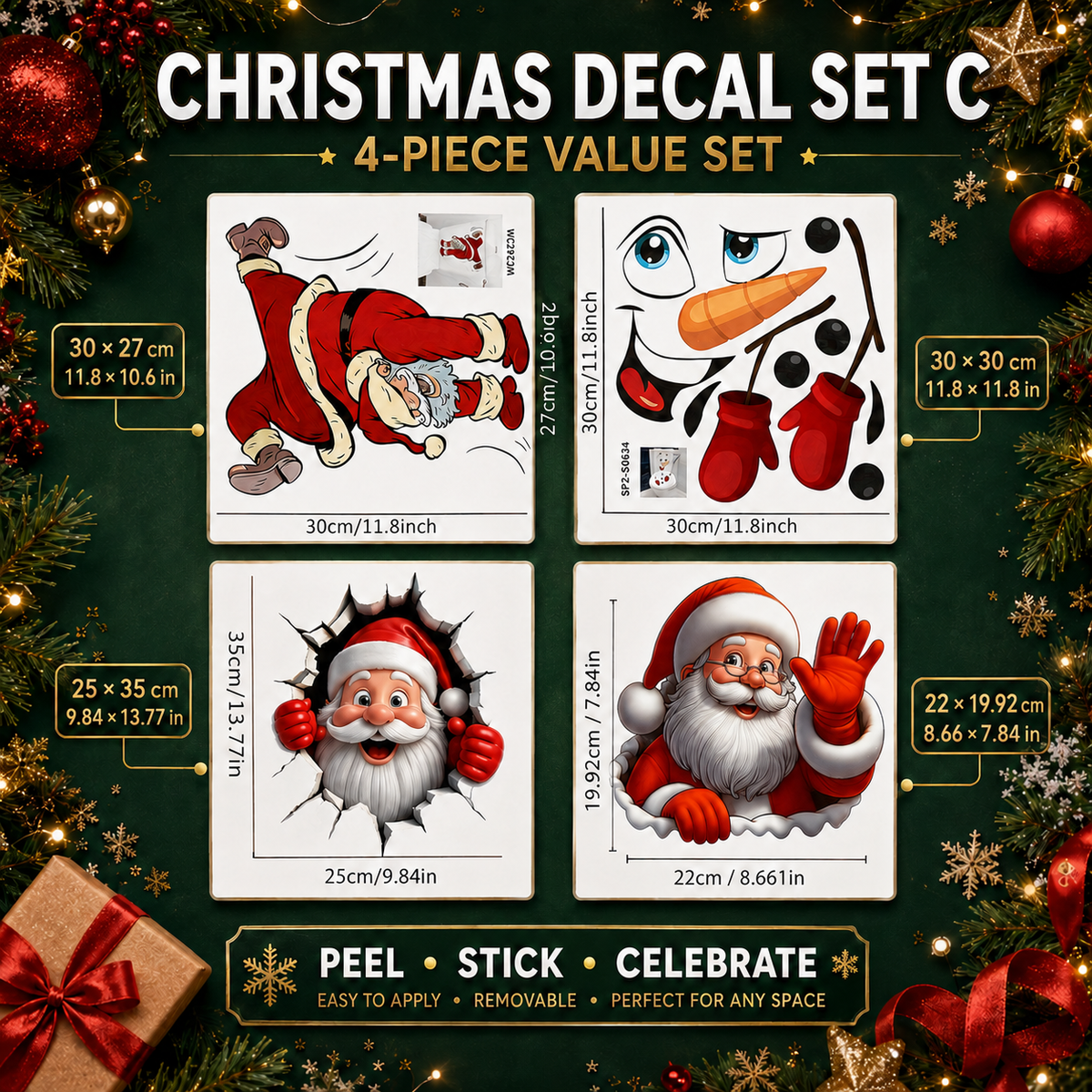 šSanta Claus Wall Sticker