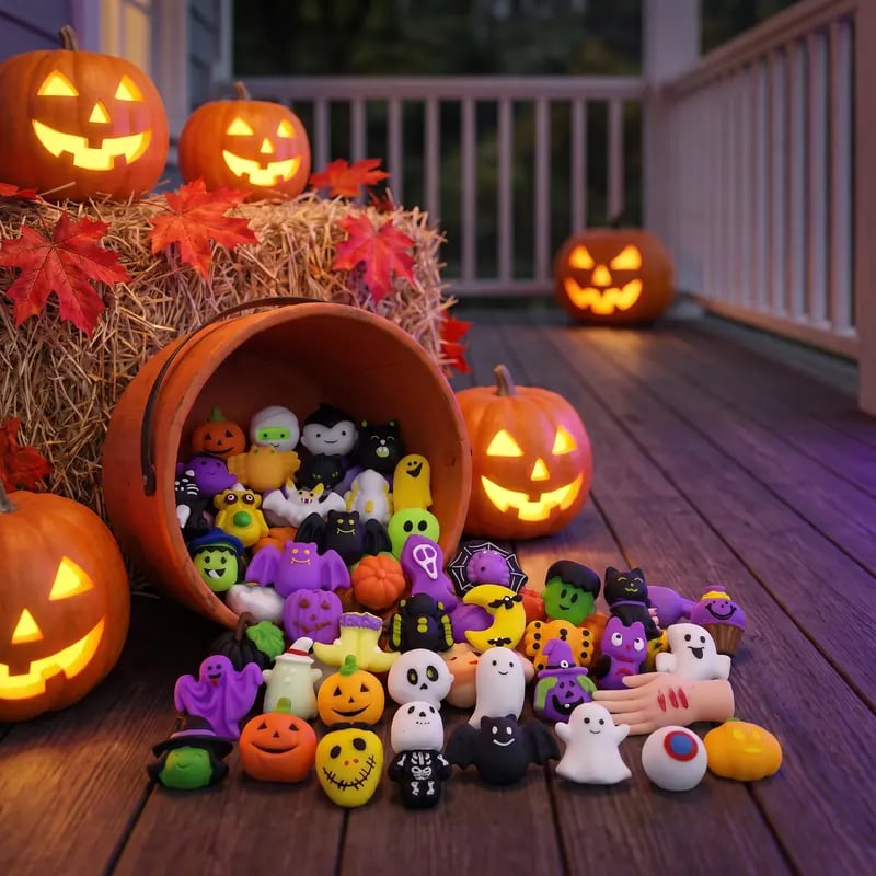 π₯ LAST DAY 50% OFFπ Halloween Squishies Stress Relief Toy Set