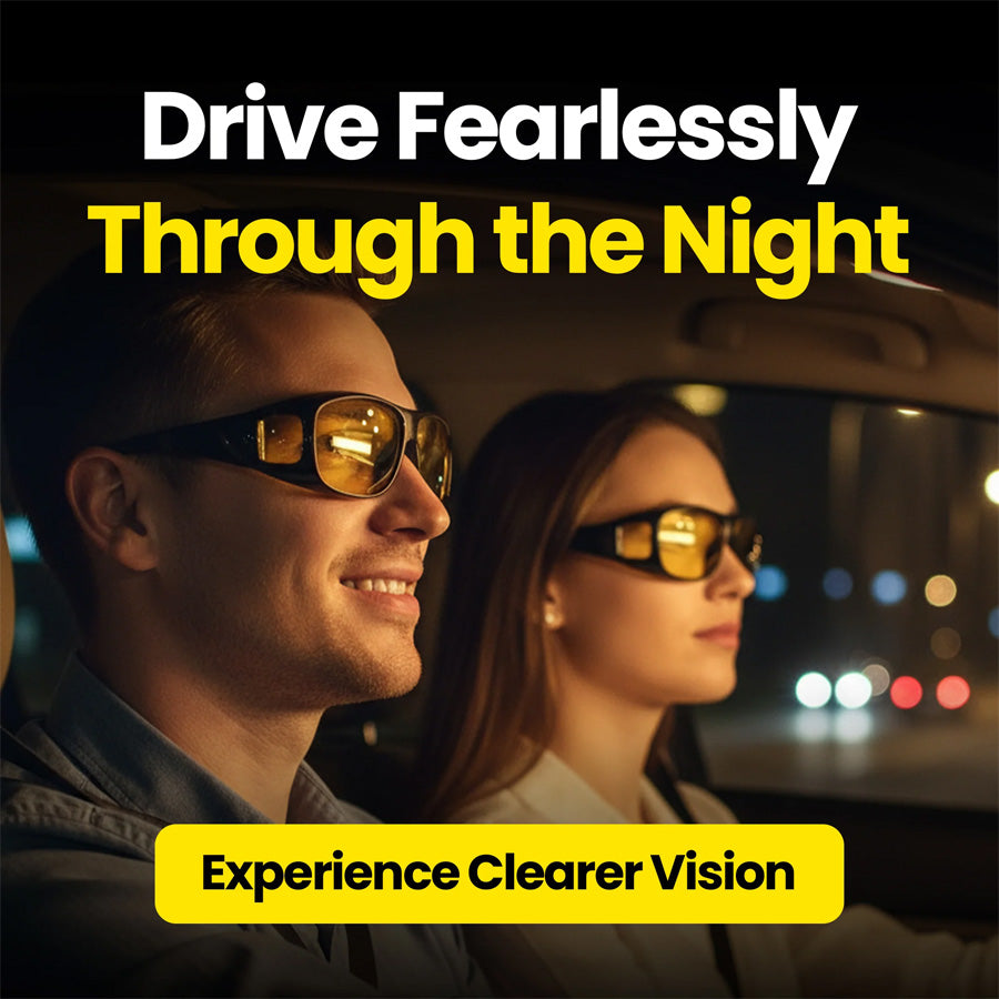 š Stop Blinding Headlights! Drive Safer & Clearer Tonight šāØ Night Vision Driving Glasses