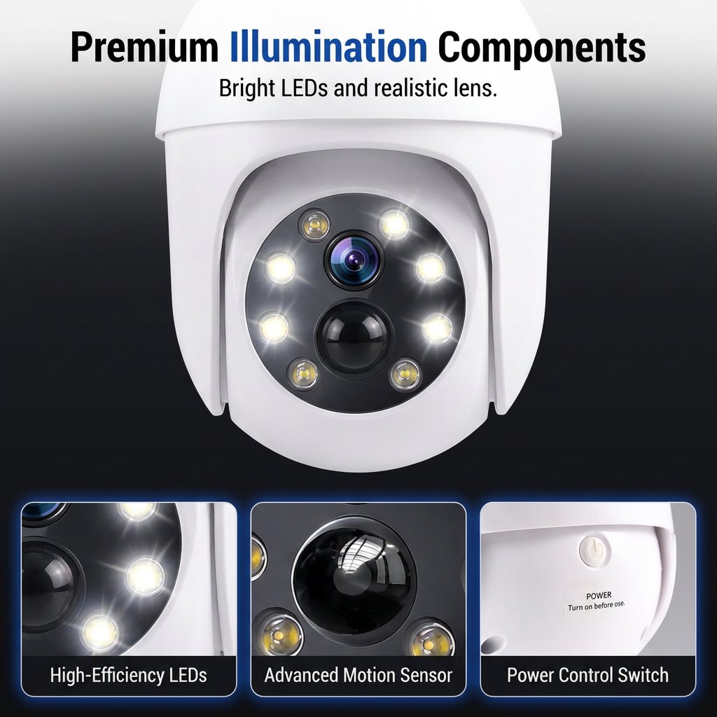⏰Sale 49% OFF - Solar-Powered Simulated Surveillance Camera Street Light