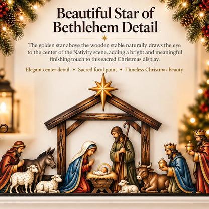✝️ Nativity Scene Door Topper | Bring The Story Of Christmas Home