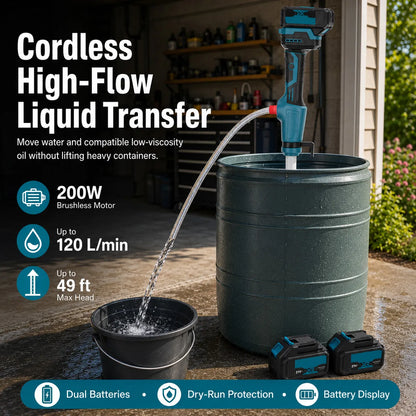 Mroace Cordless Portable Water Transfer Pump