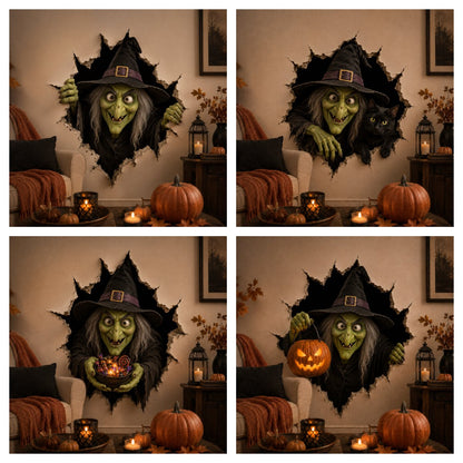🔥Last Day 50% OFF-Halloween Break-In 3D Wall Decals