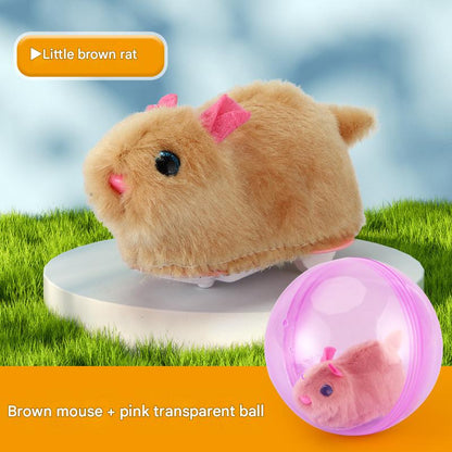 Auto-Rolling Ball with Mouse Hands-Free Play for Indoor Cats