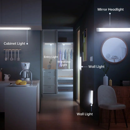 (🎁Last Day 49% OFF)💡Punch-free Smart Sensor Magnetic Rechargeable LED Lights✨