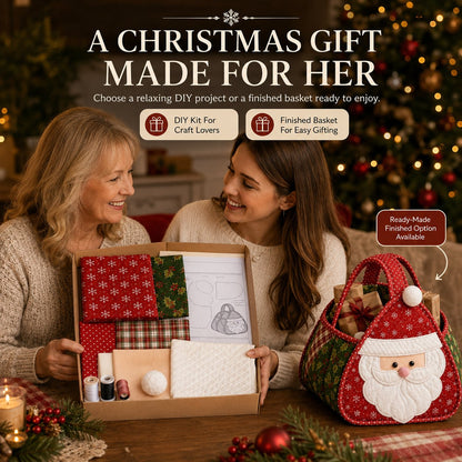 🎄Christmas Character Quilted Carry Basket