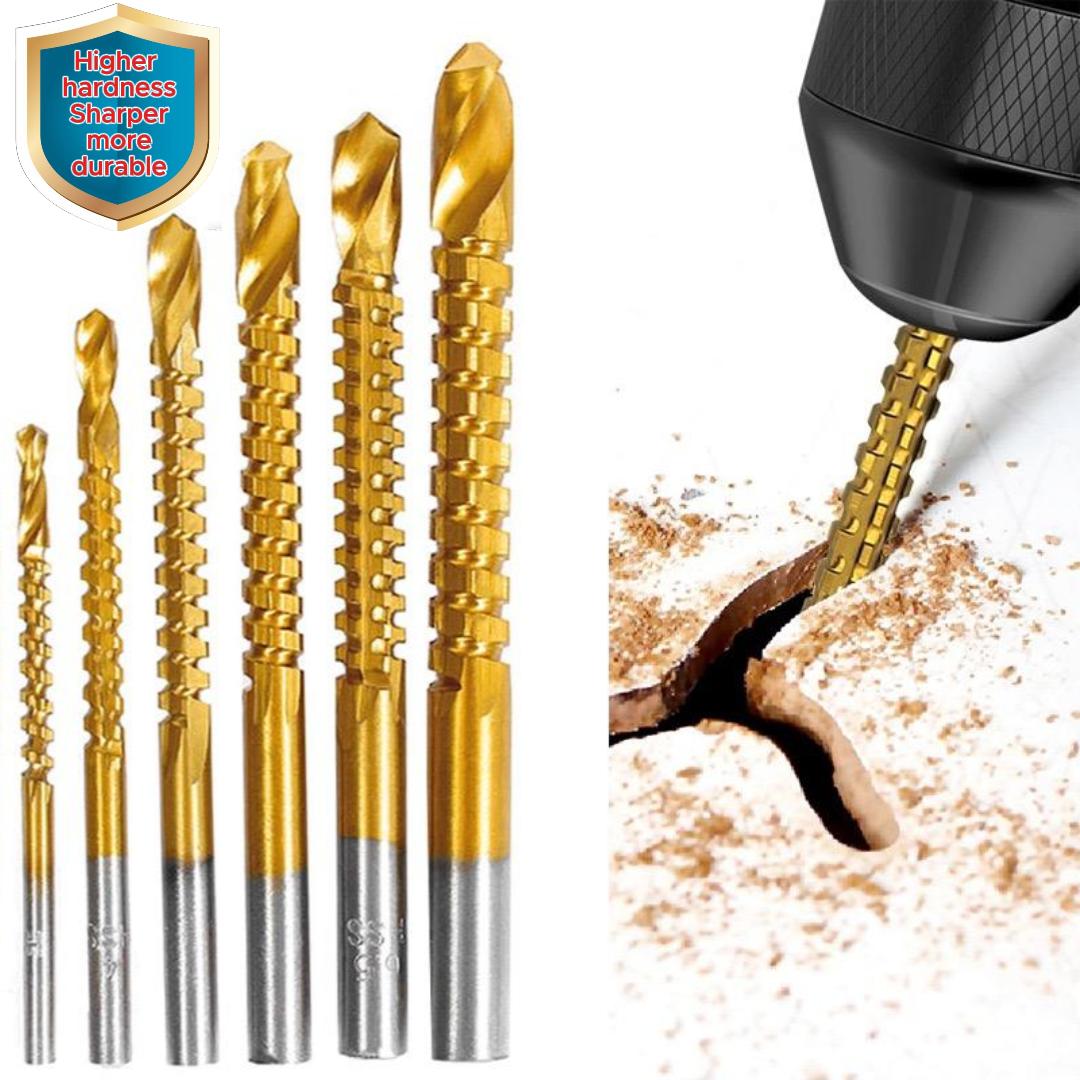 Carbon steel 6-Piece Metalworking Tool Set: Drill, Cut, & Carve Like a Pro 🛠️