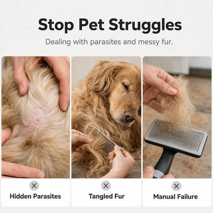 🔥Hot Sale - 49% OFF🐶Electric Pet Flea Remover and Detangling Comb