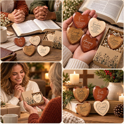 🔥 LAST DAY 49% OFF - ✝️ Christian Pocket Hearts Gift Set – 12 Faith-Filled Keepsakes of Love & Encouragement 🎁