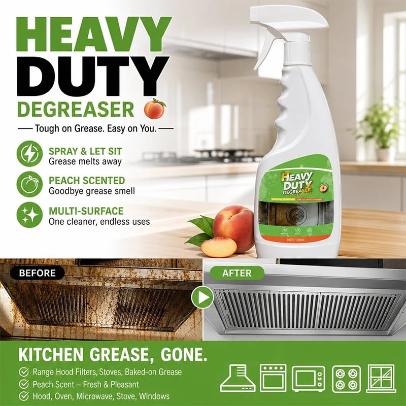 🏆Heavy Duty Kitchen Degreaser Spray