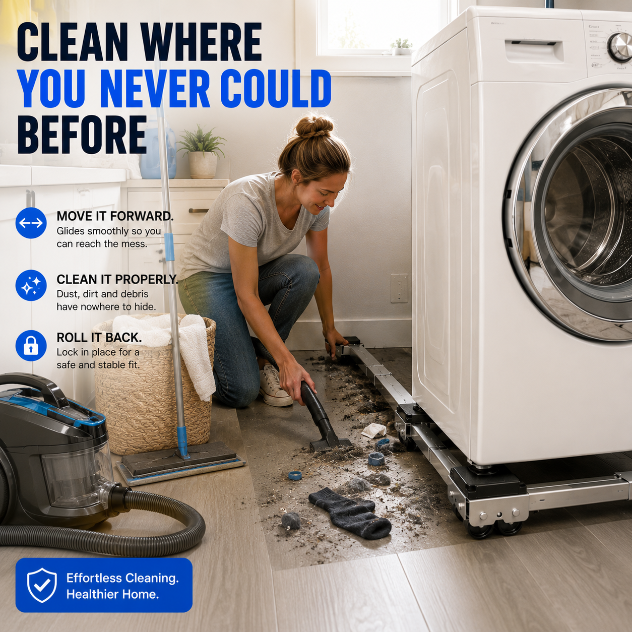 ✨ 2026 Best Seller Appliance Moving Dolly – No More Struggling With Heavy Washers & Dryers