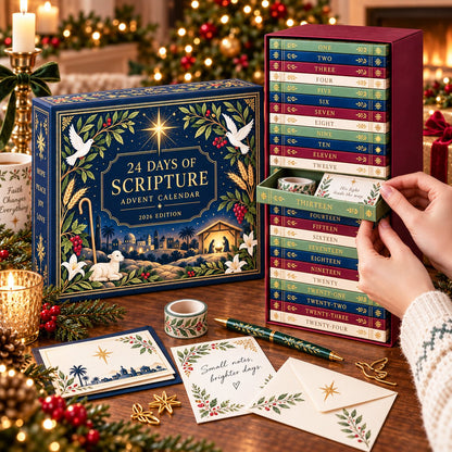 💥LAST DAY 50% OFF – 📖 24 Days of Scripture Advent Calendar 2026