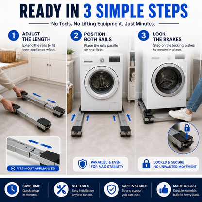 ✨ 2026 Best Seller Appliance Moving Dolly – No More Struggling With Heavy Washers & Dryers