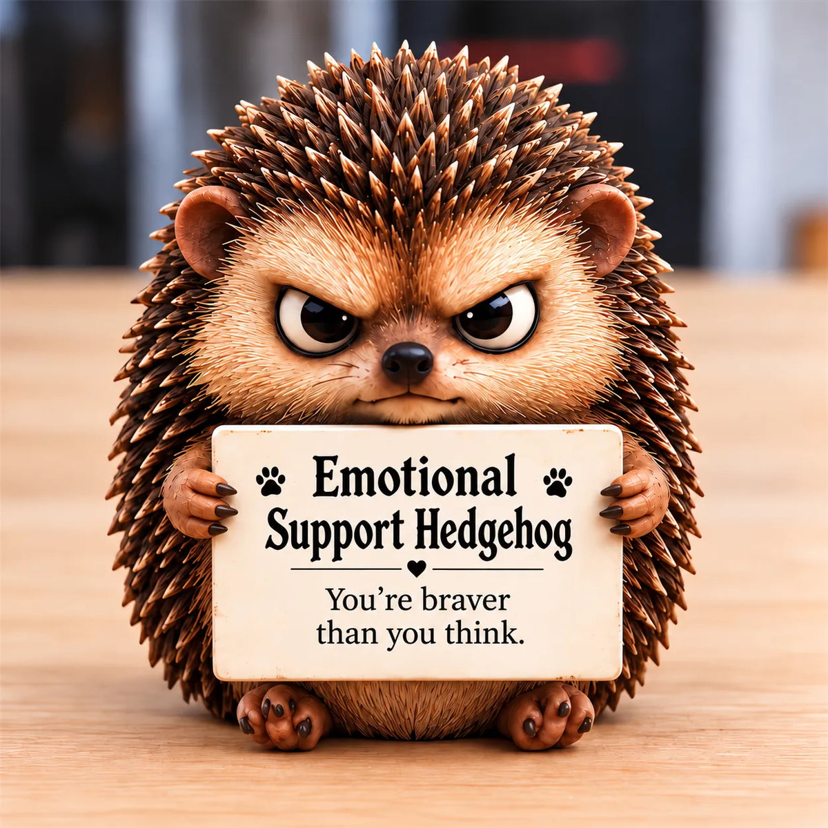 🔥LAST DAY 50% OFF - ✨Cute Grumpy Emotional Support Animal Figures, Mini Tabletop Companion Ornament, Unique Humor‑Filled Gift for Animal Lovers | Collectible Desk Decor