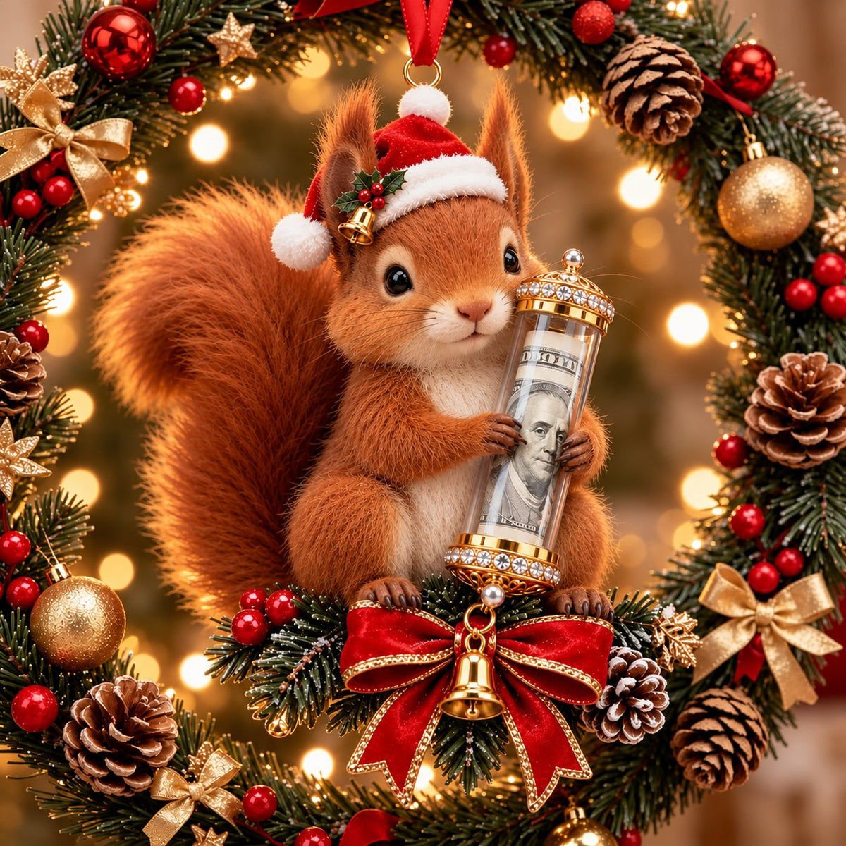 🎄 💵 Christmas Cash Gift Ornament -  ✨A Fun Way to Give Money This Christmas