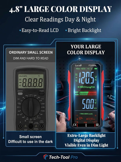 ⚡Hot Sales 49% OFF🔥USB Rechargeable Digital Multimeter