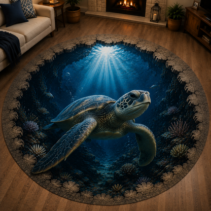 ✨🐋50% OFF Ocean Portal Illusion Rug™ - 🌊A Realistic 3D Ocean World Beneath Your Feet