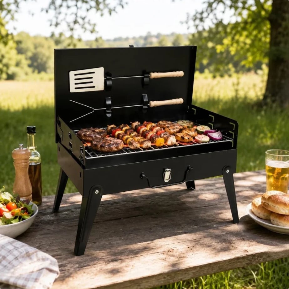 🎁Hot Sale Promotion 49% OFF🔥 Hand luggage barbecue grill