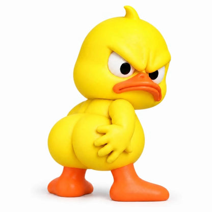 Angry Duck Figurine 🦆😤 – Funny Quirky Decor for Home & Garden