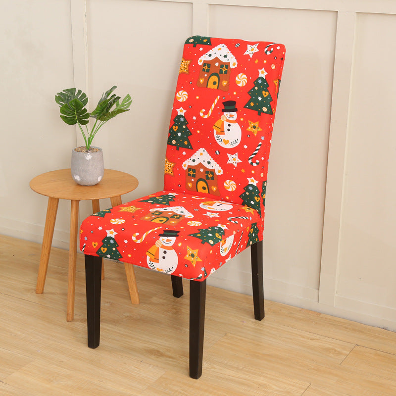 Santa Claus Dining Chair Covers Set
