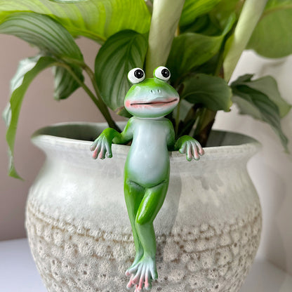 🏆Flash Sale⚡50K+ SOLD! Almost Gone -✨Resin Frog Figurines Planter Decor🐸🌿