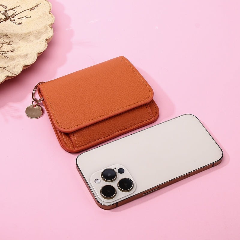 💖Hot 49% OFF🌹RFID Short Wallets for Women – Fashionable Card Holder with Key Ring & Coin Purse