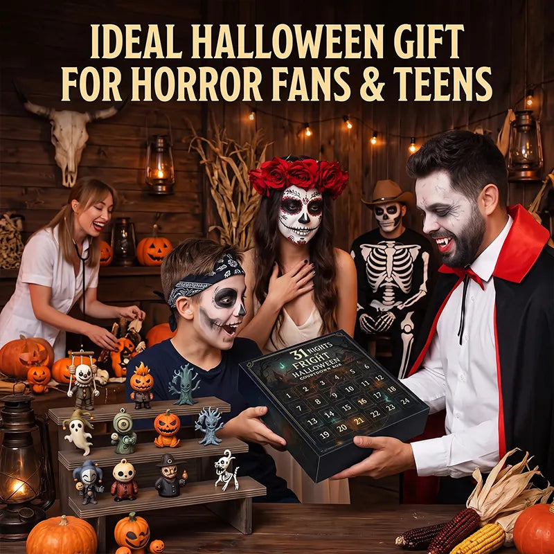 🎃2026 Halloween Countdown Advent Calendar Gift Box - 31 Nights of Fright Blindbags Surprise Set👻