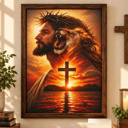 👑✝️ He Reigns — DIY Christian Jigsaw Puzzle
