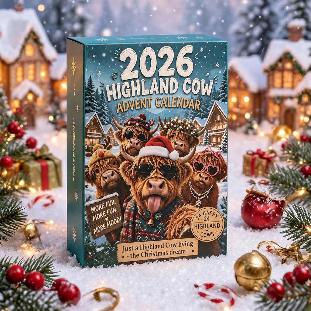 🔥Last Day 49% OFF - 🐂🎁2026 Highland Cow Advent Calendar(📦Buy 2 Free Shipping)