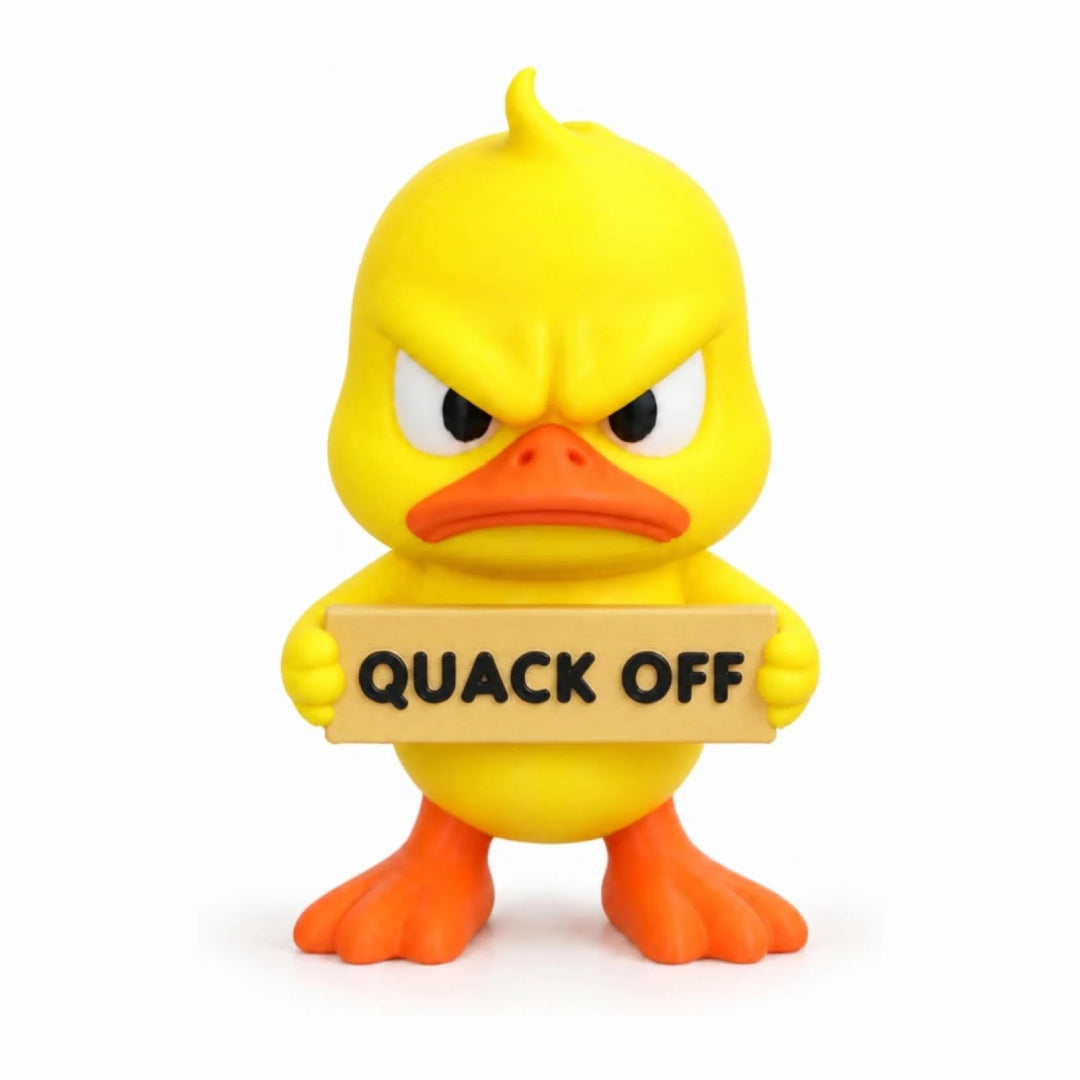 Angry Duck Figurine 🦆😤 – Funny Quirky Decor for Home & Garden